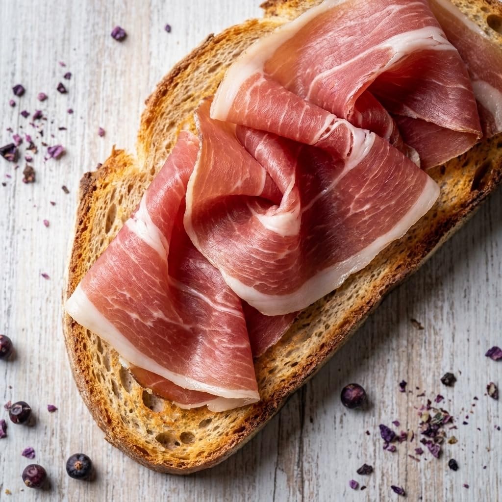 Jambon Entier désossé Noir du Périgord aux Baies de Genièvre 5kg environ (+/-0.5kg)