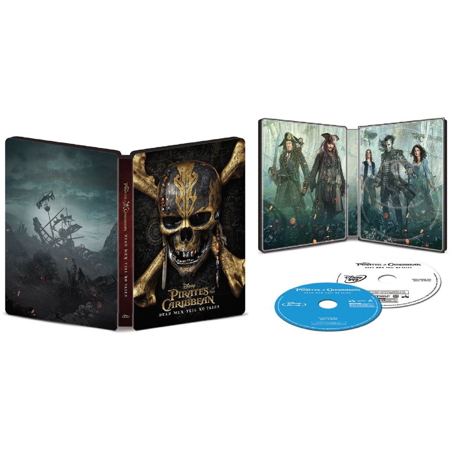 Pirati dei Caraibi: Dead Men Tell No Tales -SteelBook da collezione (Blu-ray+DVD+Digital