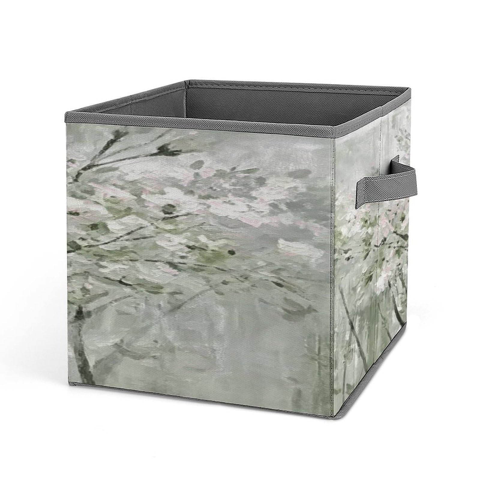 Fekiloot Style Green Botanical Storage Bins Storage Baskets