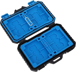 Memory Card Case Holder Waterproof Dustproof 27 Cards Capacity with Card Pin Memory Card Storage Box for Daily Holder Memory Card Storage Box Memory Card Case Holder Storage Waterp