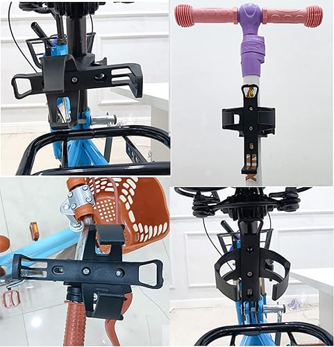 Miniatura 5 de Paquete de 2 soportes para botellas de bicicleta, soporte universal para botella de agua, soporte para taza de agua para bicicleta, cochecito y