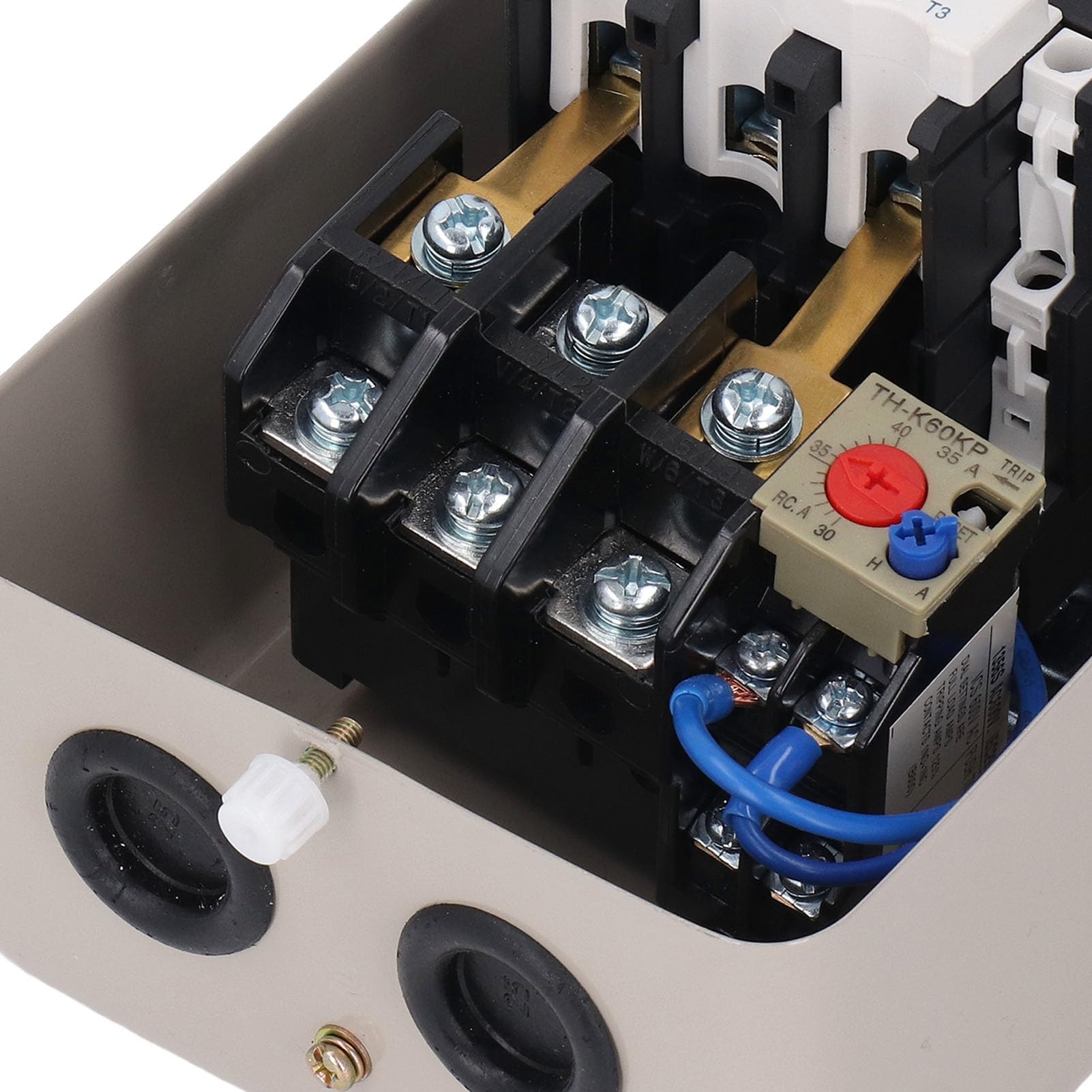 Arrancador de Motor Magnético Eficiente de 7,5 para Control de Motor Monofásico en Compresor de Aire, 220-240 V 30-40 A, Componentes Premium