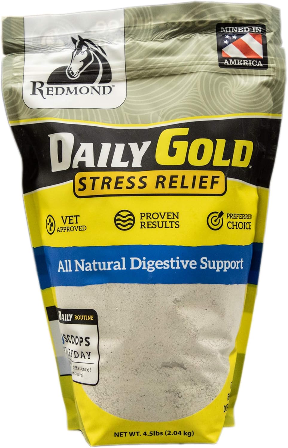 Daily Gold Stress Relief – Natural Digestive and Ulcer Supplement for Horses : Pet Supplies