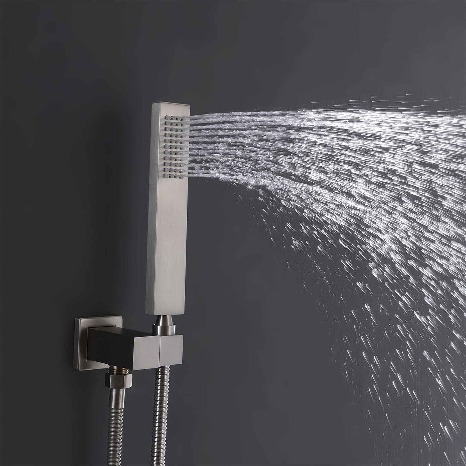 Miscelatore Doccia termostatico Nascosto, Set Doccia Doppio soffione con doccetta