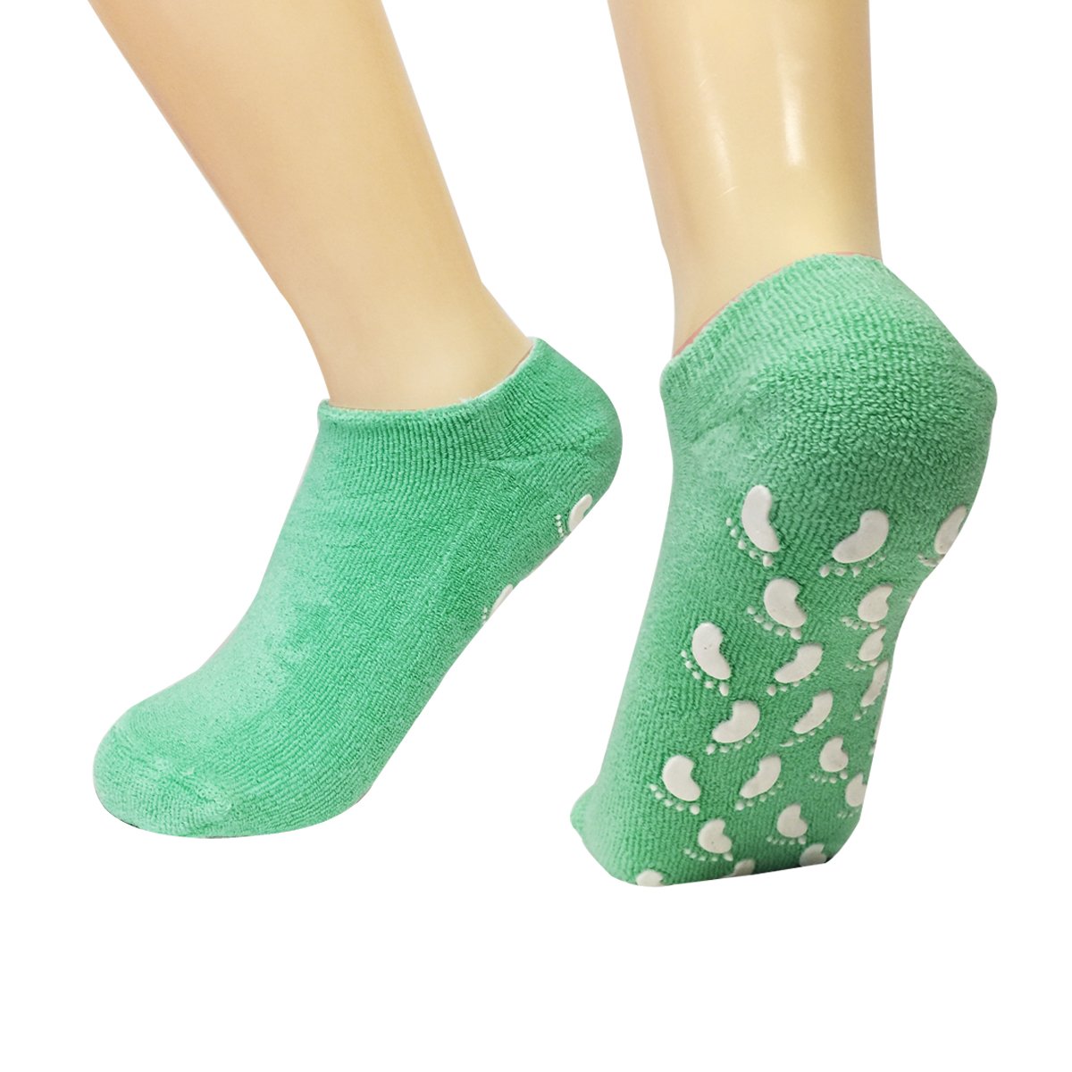 Wrapables Calcetines de agarre antideslizante para mujeres con longitud de tobillo (juego de 3), lavanda, rosa fuerte, menta