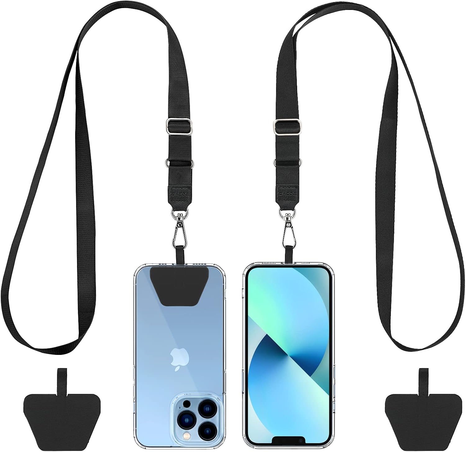 CACOE Universal Mobile Phone Chain 2 Packs 2 x Adjustable Collar