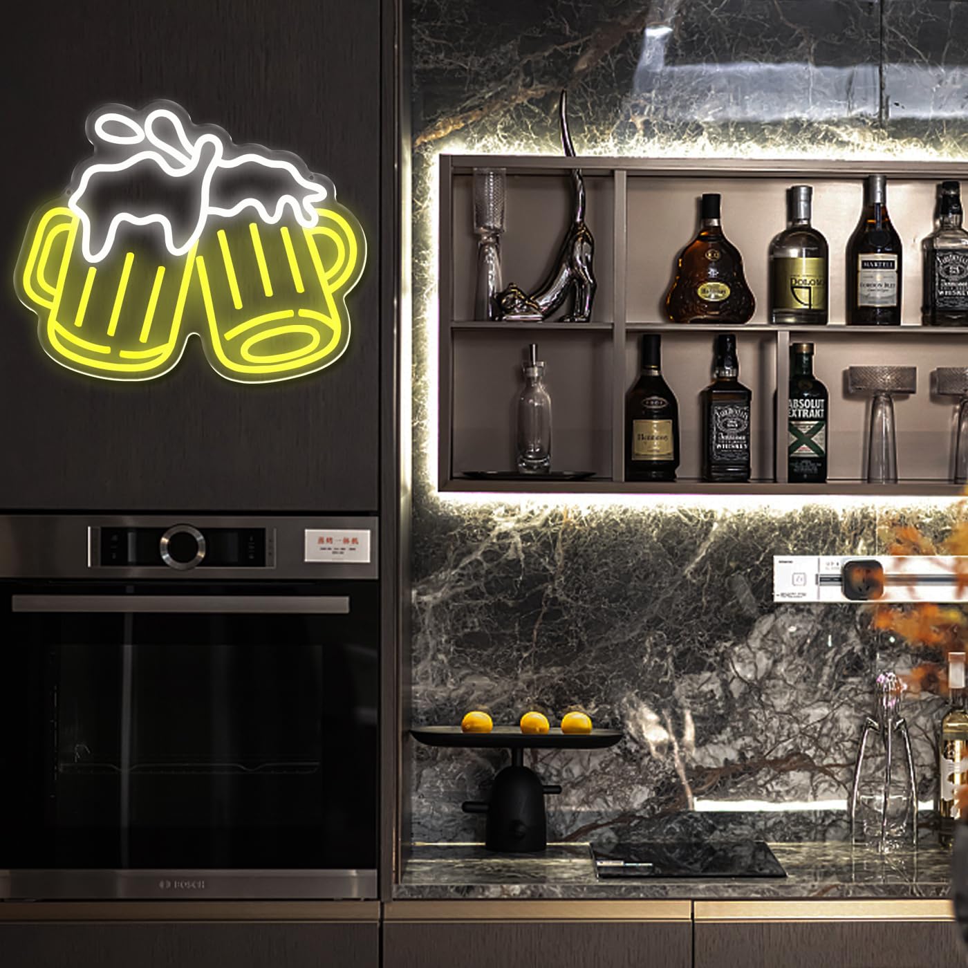 Birra Applausi Insegna al Neon Drink Segni al Neon USB Insegna al Neon per Birra Dimmerabile per Bar Pub Ristorante Negozio Decorazione Party Sign