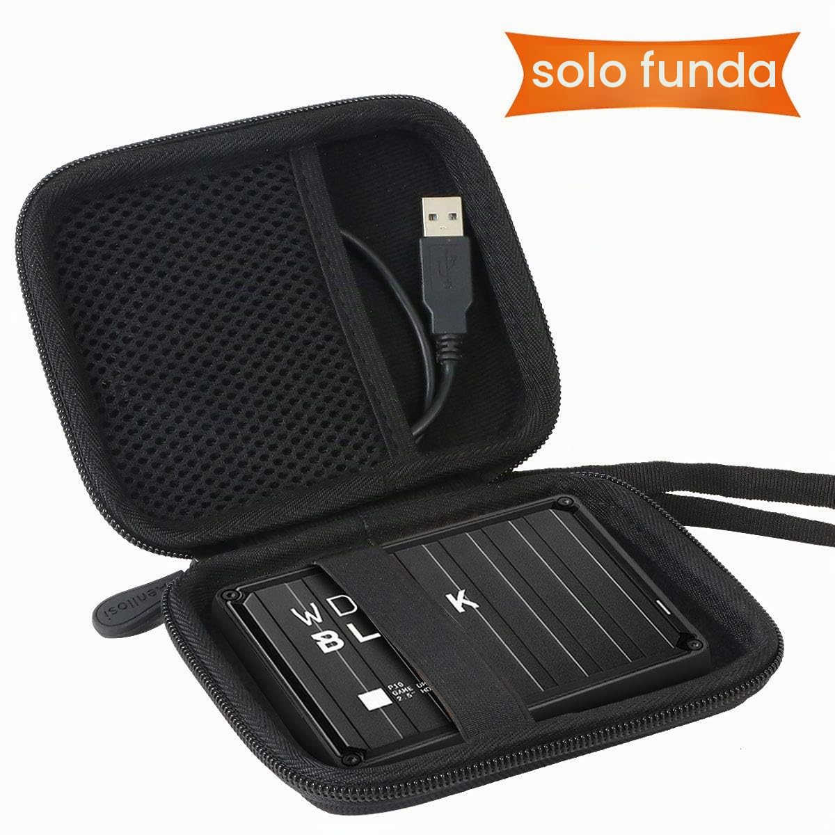 Aenllosi Caja Bolsa Fundas para WD Black P10 - Game Drive de para Acceder en Cualquier Momento a tu Biblioteca de Juegos