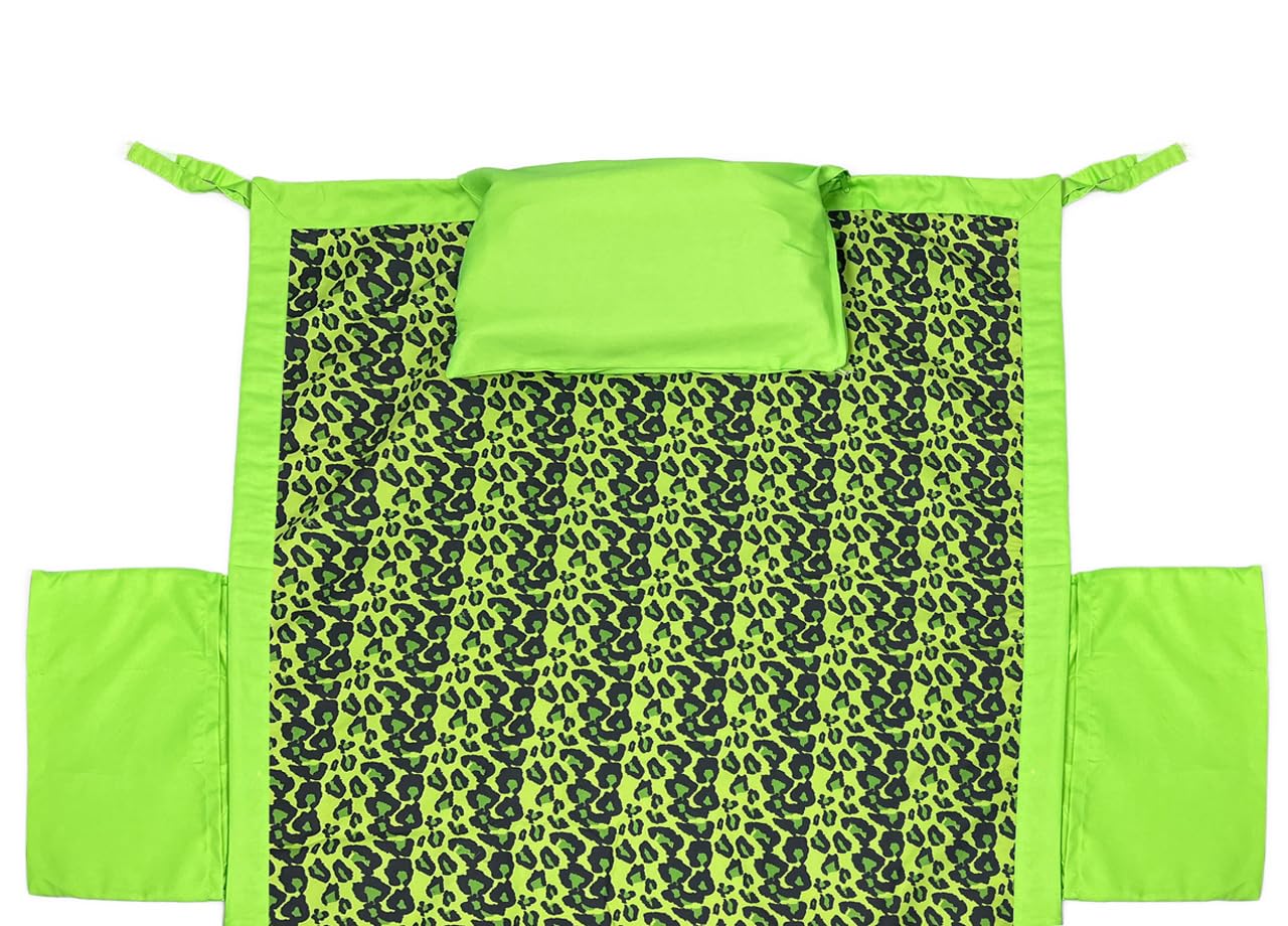 Telo Con Cuscino Telo Mare Microfibra BIANCHERIAWEB Con Cuscino - Modello Fashion Summer Fucsia | Per Lettino Telo Lettino Mare Con Angoli