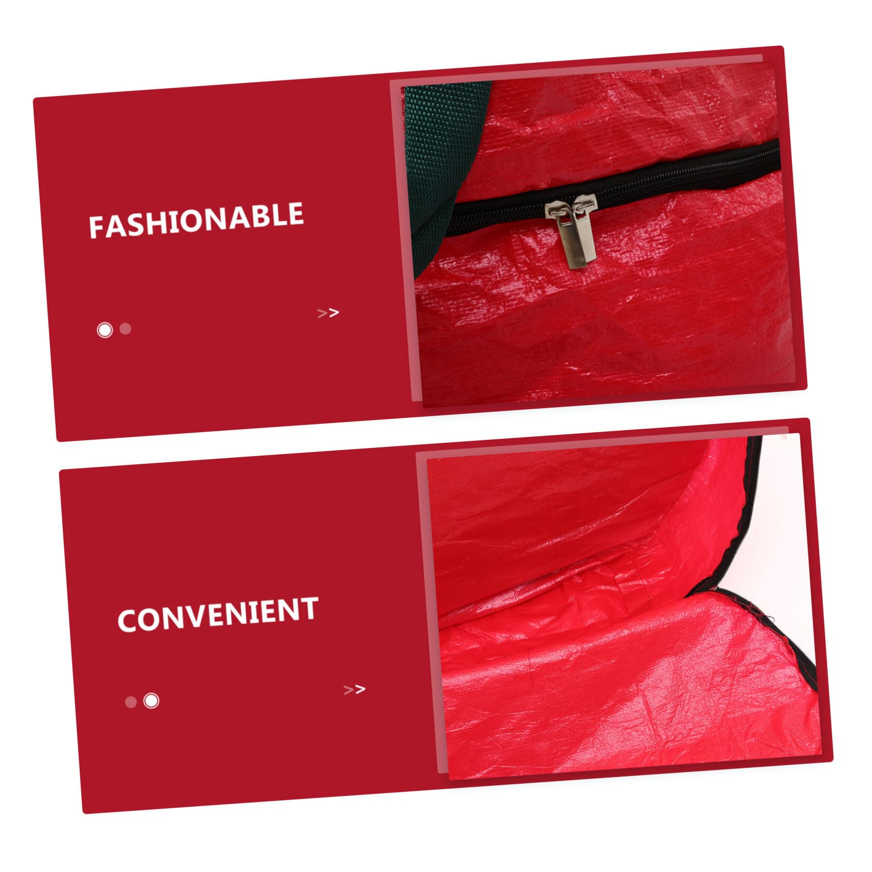 PRETYZOOM 3 Pz Borsa Porta Ghirlande Ghirlanda di Halloween Porta Regali Porta Ghirlanda Borsa Natalizia Sacchetto di Imballaggio della Ghirlanda Custodia PE Rosso
