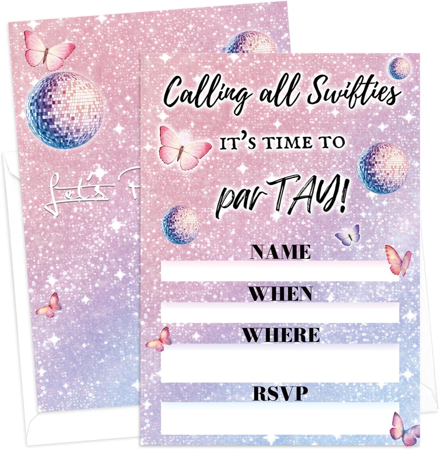 Amazon.com : 20 Set Singer Party Invitations Party Invites Birthday ...