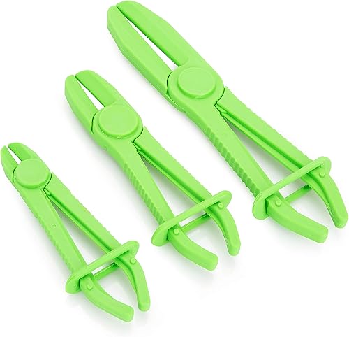 OEMTOOLS 24689 Juego de 3 alicates de manguera para abrazaderas de manguera, herramienta de pinza de manguera automotriz, sella de forma segura