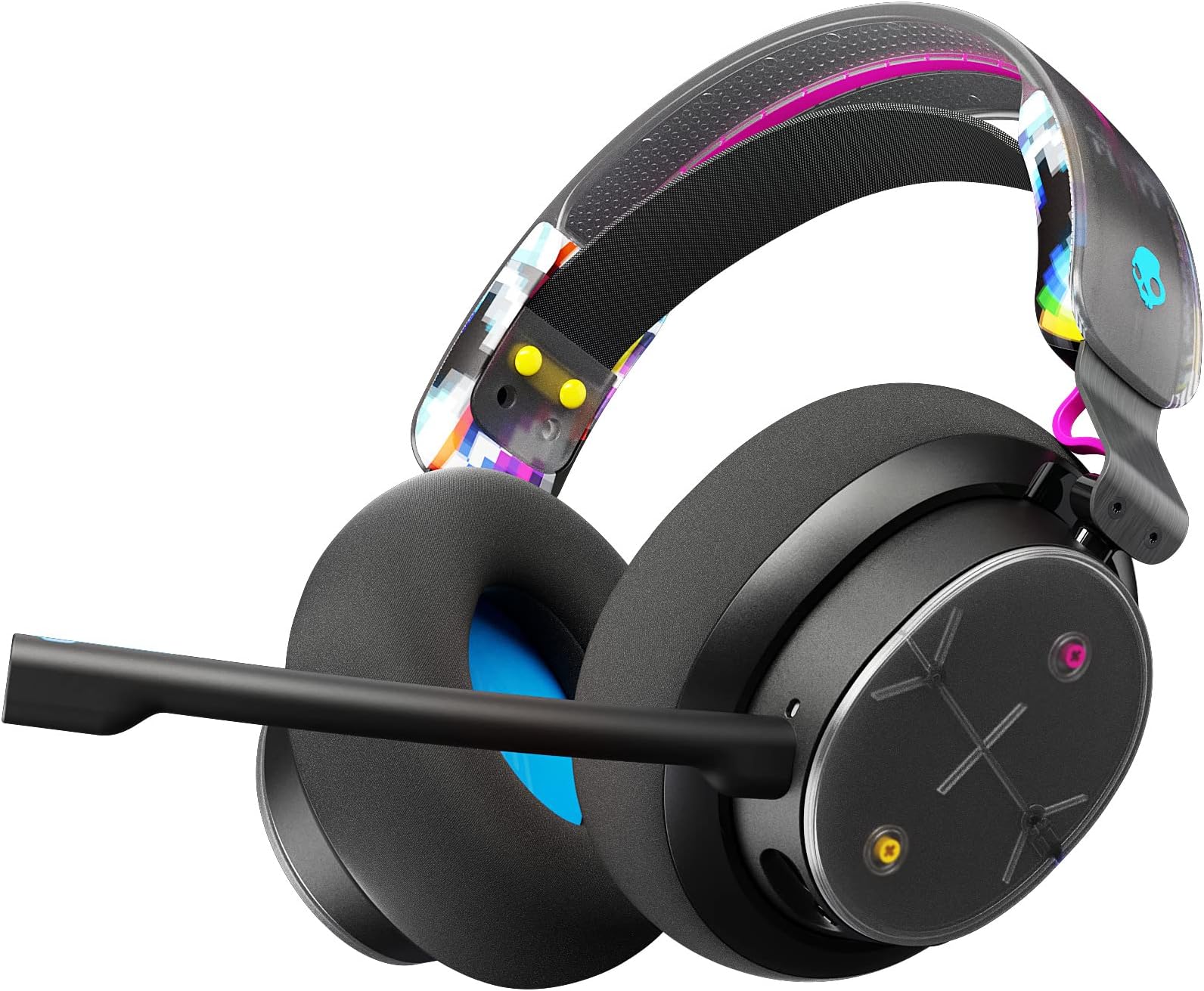 – Skullcandy PLYR Multi-Platform Over-Ear Wireless Gaming Headset, Enhanced Sound Perception, 24 Hr Battery, AI Microphone, Works with Xbox Playstation and PC - Black