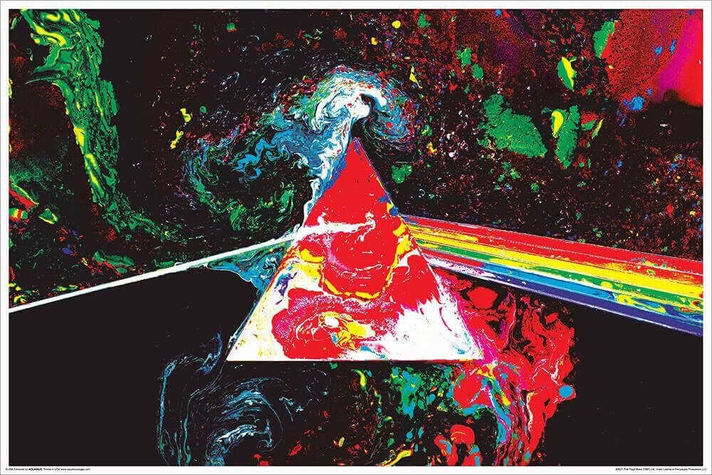 Pink Floyd - Non-Flocked Blacklight Poster 36 inch x 24 inch