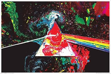 Studio B Pink Floyd - Non-Flocked Blacklight Poster 36 inch x 24 inch