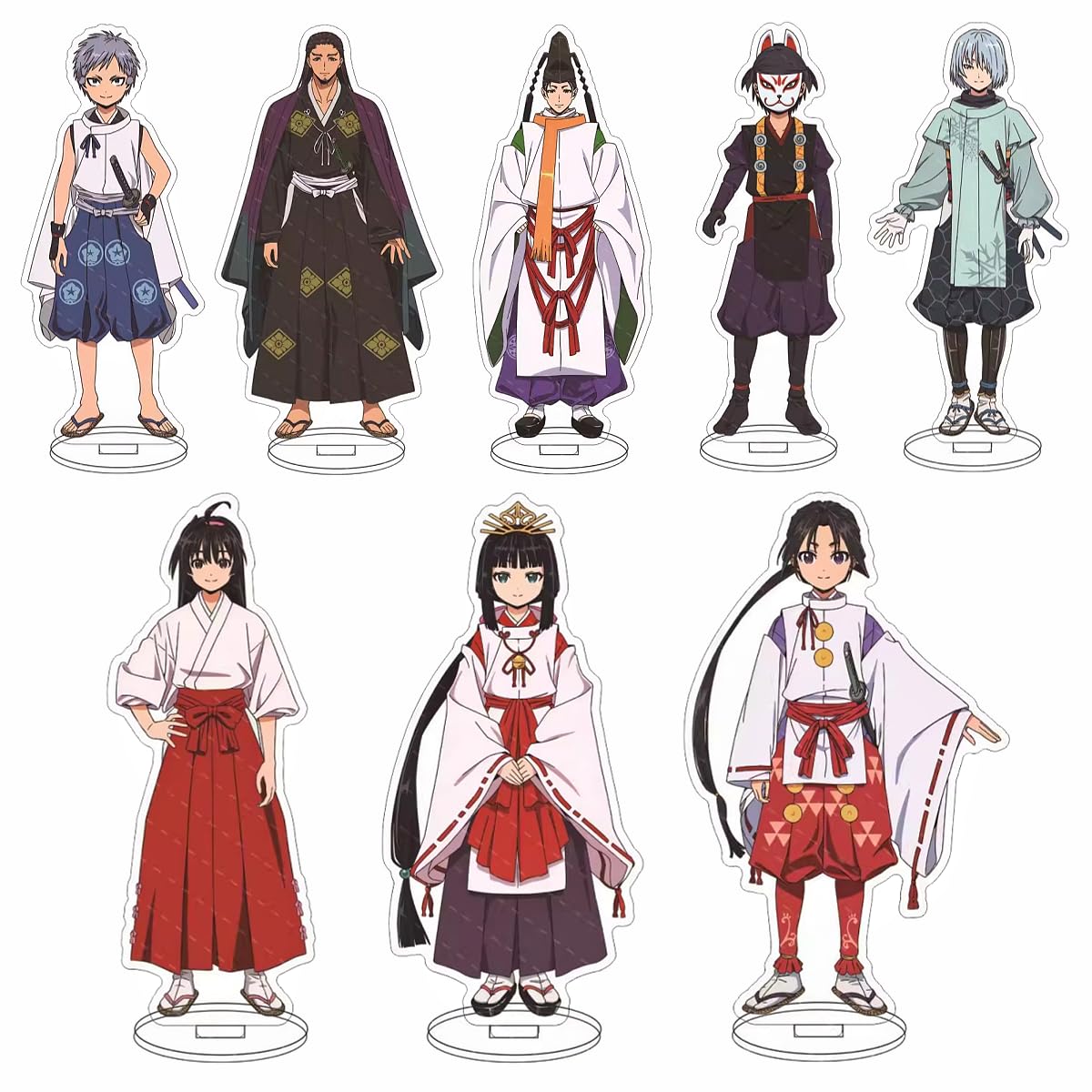 Amazon.co.jp: 北条時行 雫 弧次郎 亜也子 風間玄蕃 アクリルスタンド