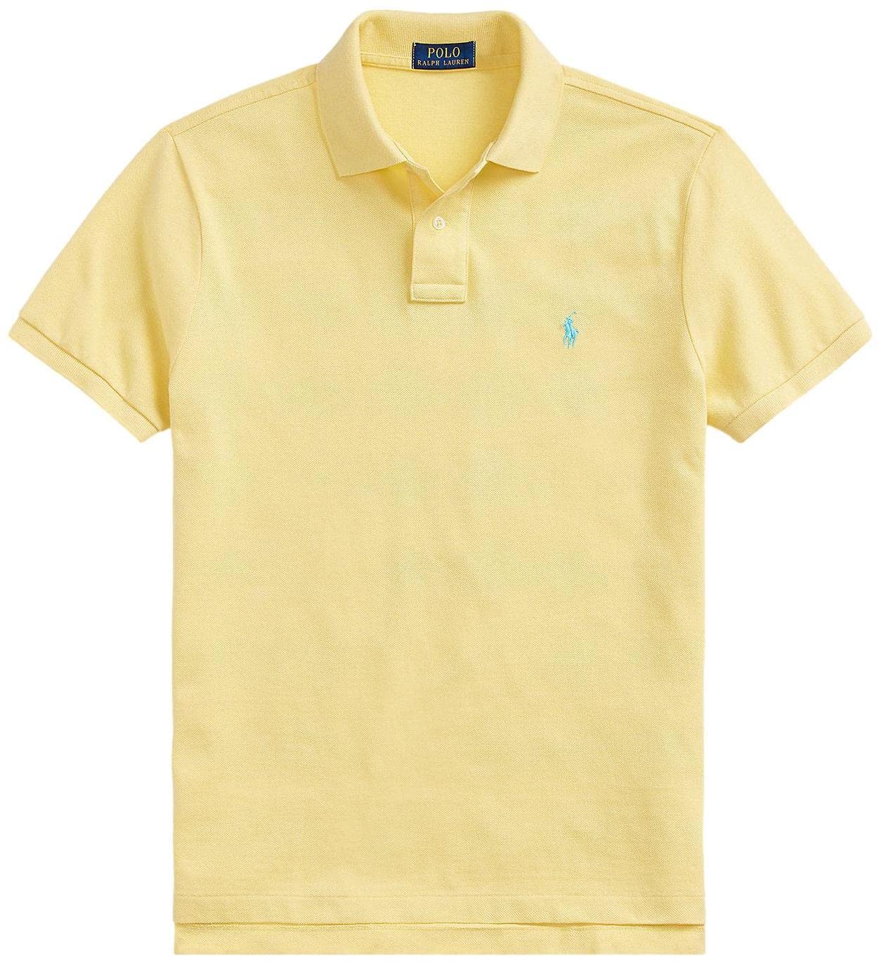POLO RALPH LAURENMens Custom Slim Fit Mesh Polo Polos
