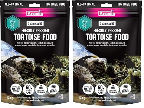 Arcadia Optimised52 Tortoise Diet-500G (Pack of 2)