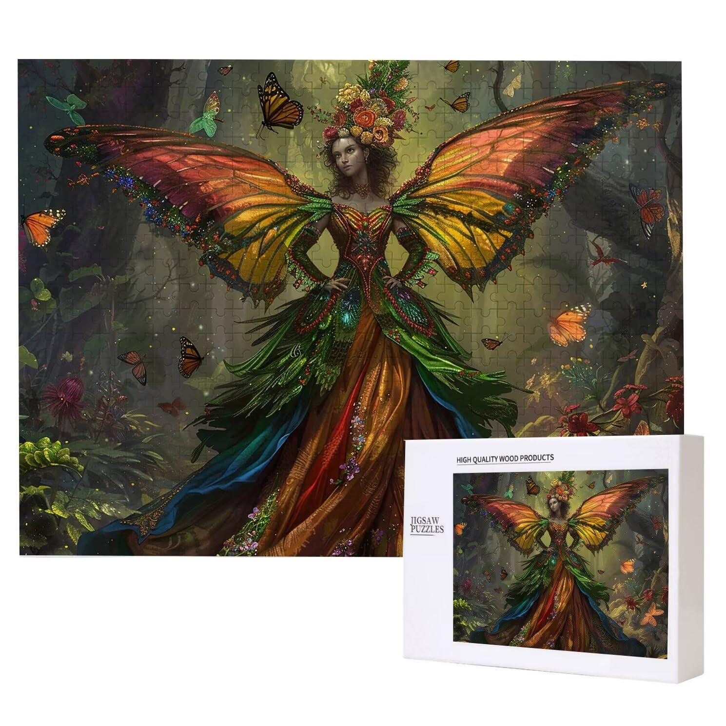 Jigsaw Puzzle, 1000 Pezzi Puzzle Classici, Ala Puzzle Rilassamento Intelligence, Mpossibile Difficile Puzzles impegnativo per adulti Puzzles per Gioco Familiare, Regalo per Amore Amico Donna. K0F-52