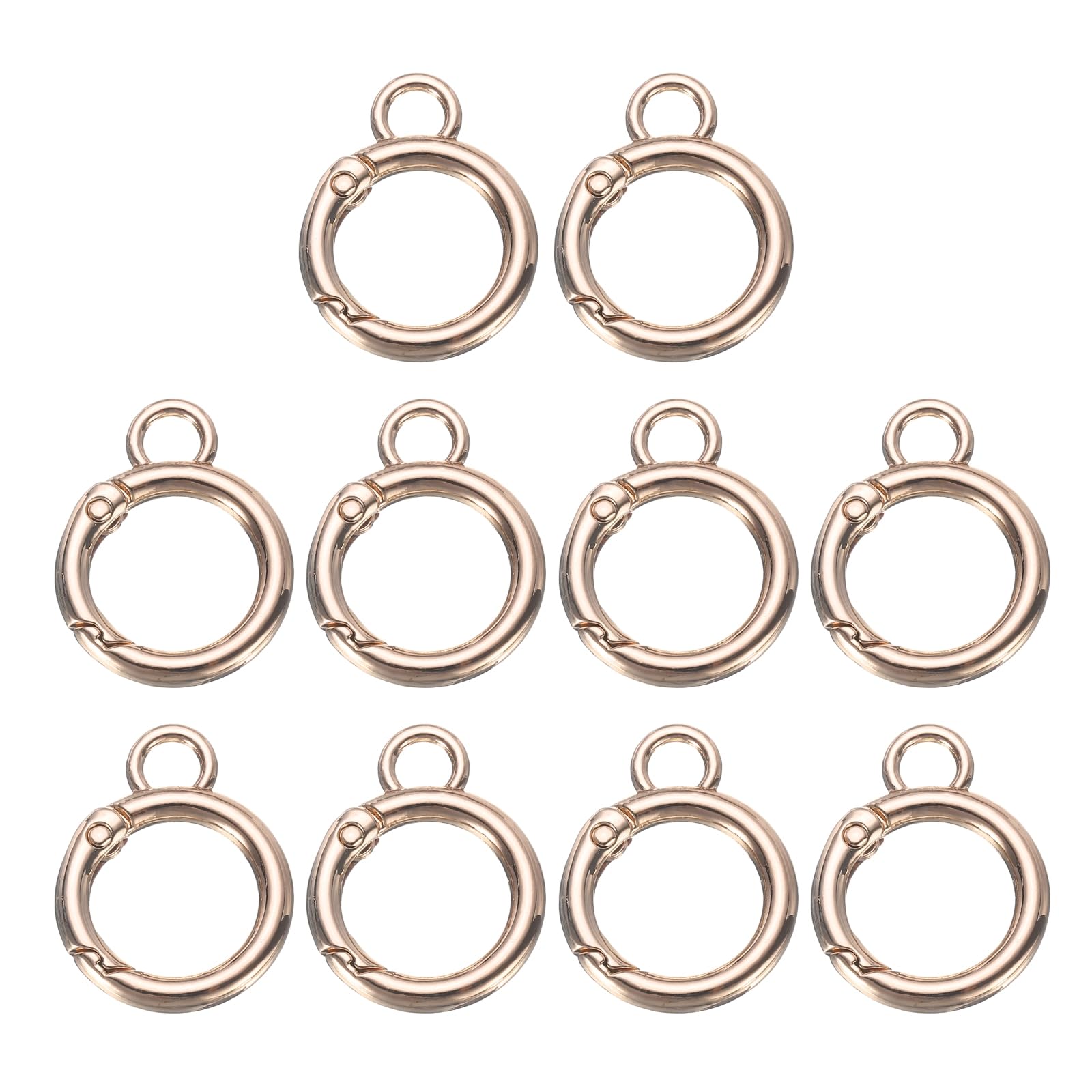 Anneaux toriques dorés 5/8" avec œillet fixe de haute qualité