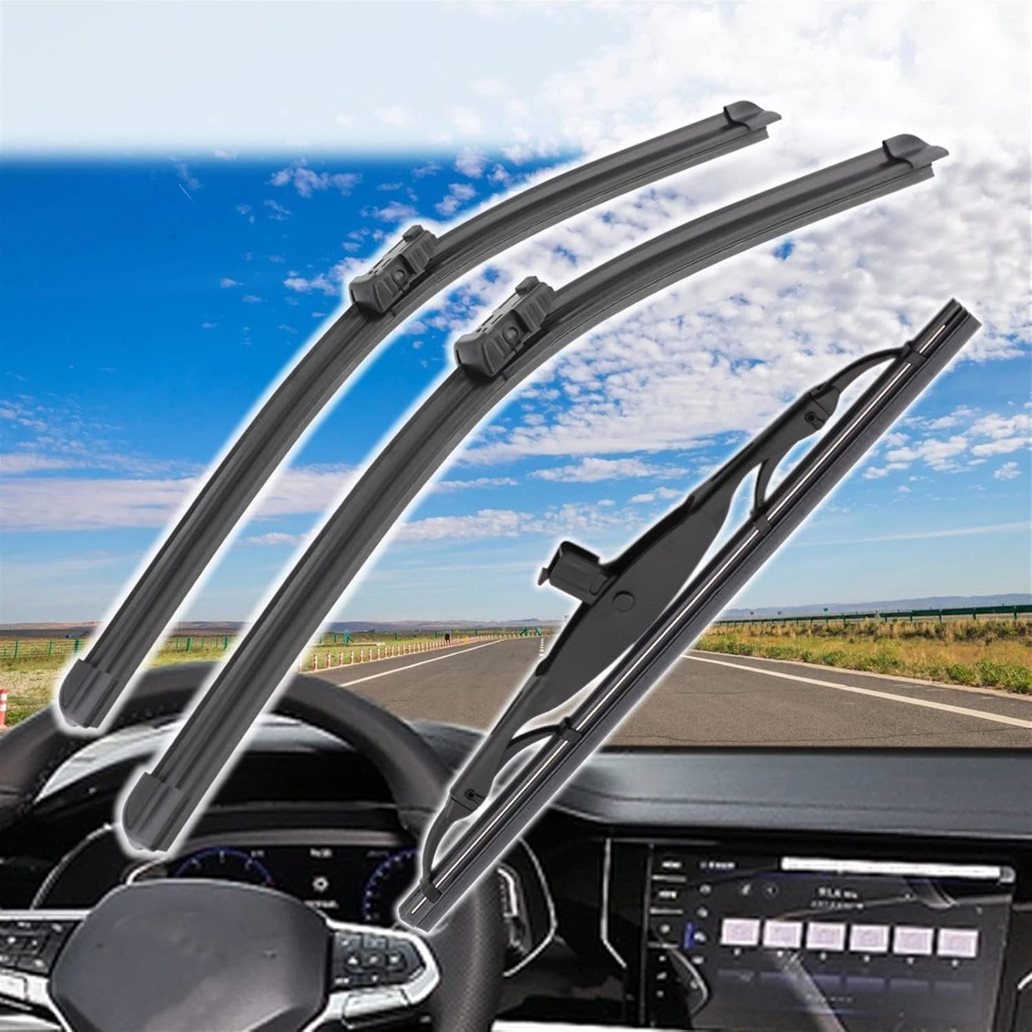 spazzole tergicristallo universali per auto Spazzola tergicristallo anteriore e posteriore per Chevrolet Trax
