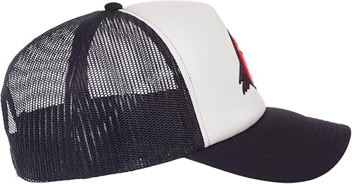 Miniatura 5 de Reemy Shop - Sombreros de camionero de moda 2023 Sombrero para hombres y mujeres, gorras de béisbol Snapback, gorra de malla blanca y negra,