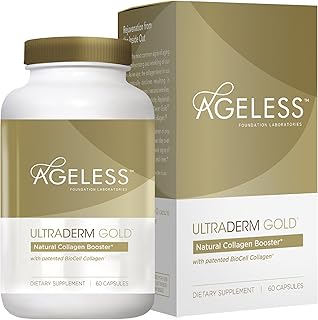 Naturade Ultraderm Gold Collagen Booster Nutritional Supplement, 60 Count