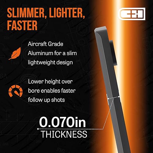 Miniatura 5 de C+H Placa de montaje de punto rojo de precisión para Springfield Armory Hellcat y Holosun 407K507K  Fabricado en los Estados Unidos