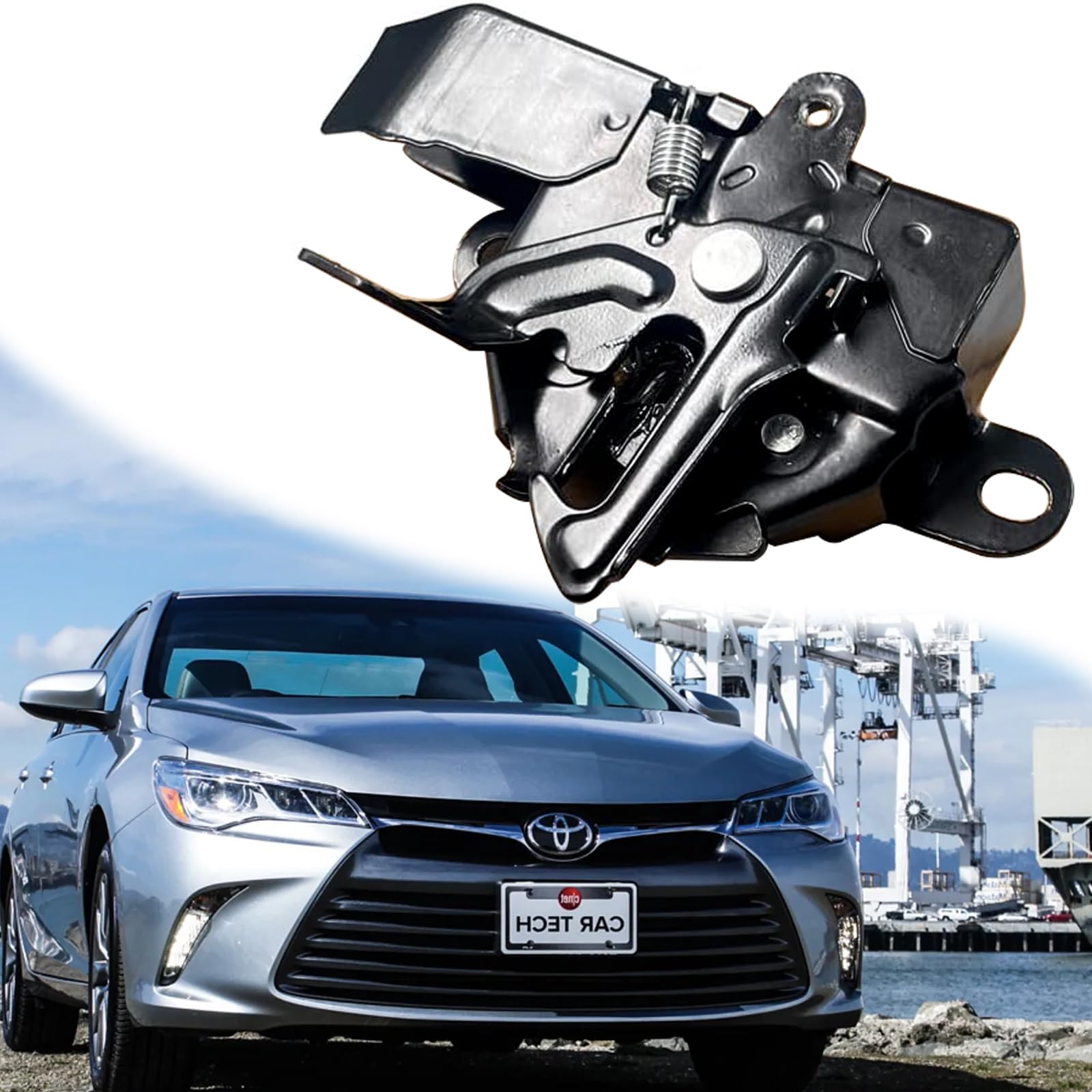 Hood Latch Assembly Compatible with Toyota Camry 2012-2015 Replacement Front Engine Lock Latch Assy 53510-06200