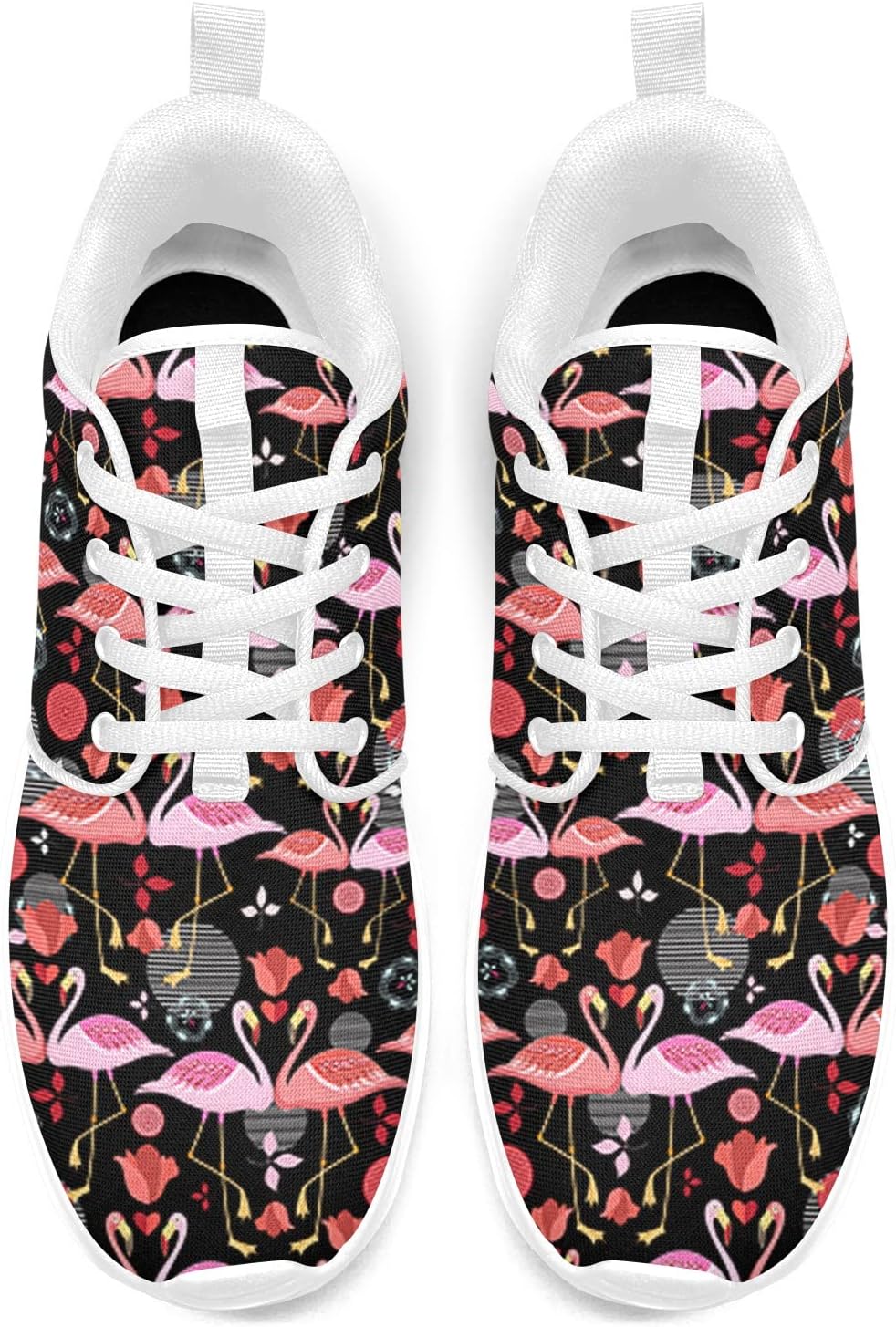 Beautiful Flamingos Shoes for Women Walking Running Athletic Lightweight Shoes Tennis Sports Comfortable Sneaker Gifts - Image 2