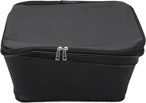 Miniatura 2 de Cesta trasera para bicicleta de alambre de hierro, gran capacidad de 20L, cubierta impermeable reflectante para exteriores