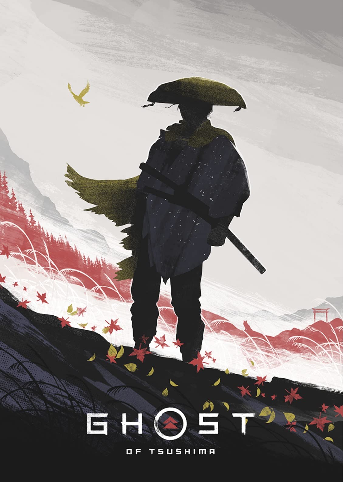 Wowposters Multi-Color Ghost Of Tsushima. Autumn Poster - 21X30 Cm