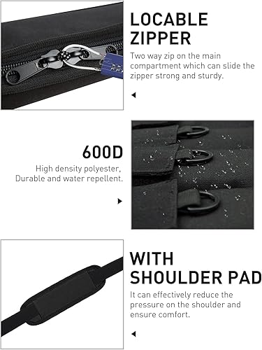 Miniatura 4 de Soft-Rifle-Case Tactical-Gun Range-Bag Hunting-Shooting Sports-Storage - Padded Transport with 5 Pouches Adjustable Shoulder Strap