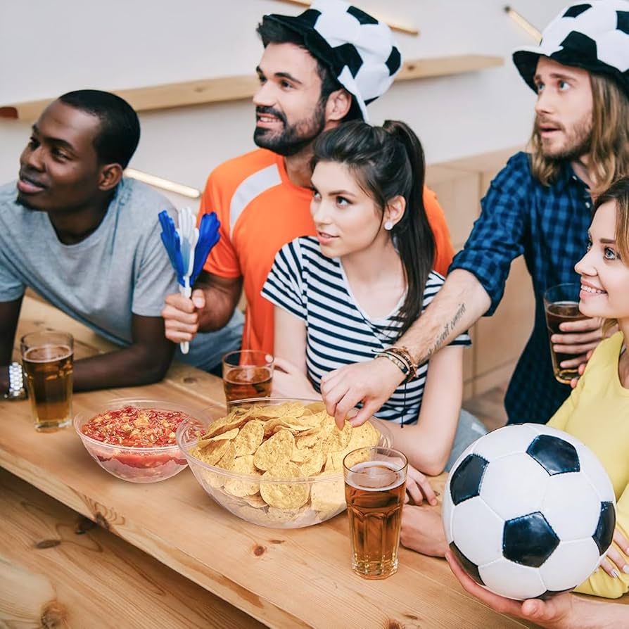 Amazon.co.jp: Prestee 透明プラスチックサービングボウル、155