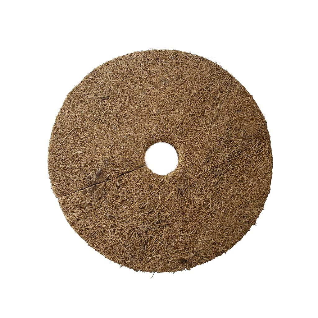 TrustBasket Coir Mulch Matts (10 Inch - Pack of 5)- Coconut Coir Fibre Moisture & Weed Control Mulch Mats for Growing Plants| Plant and Tree Mulch Ring, Disc Plant Cover (B098FXJ54G) Amazon Price History, Amazon Price Tracker