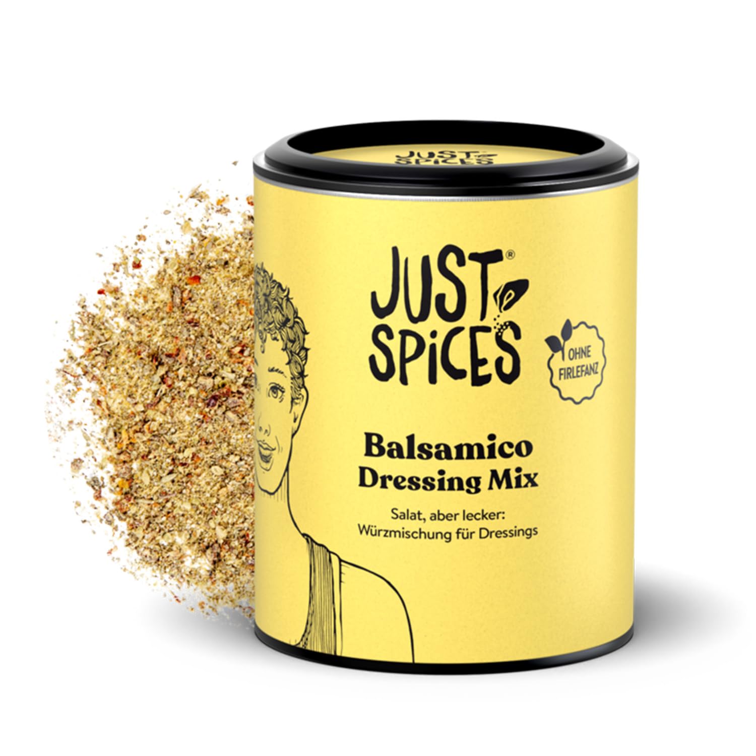 Just Spices Balsamico Dressing Mix I Rühre leckeres Dressing in Sekunden selbst an I Gewürzdose, 55 g
