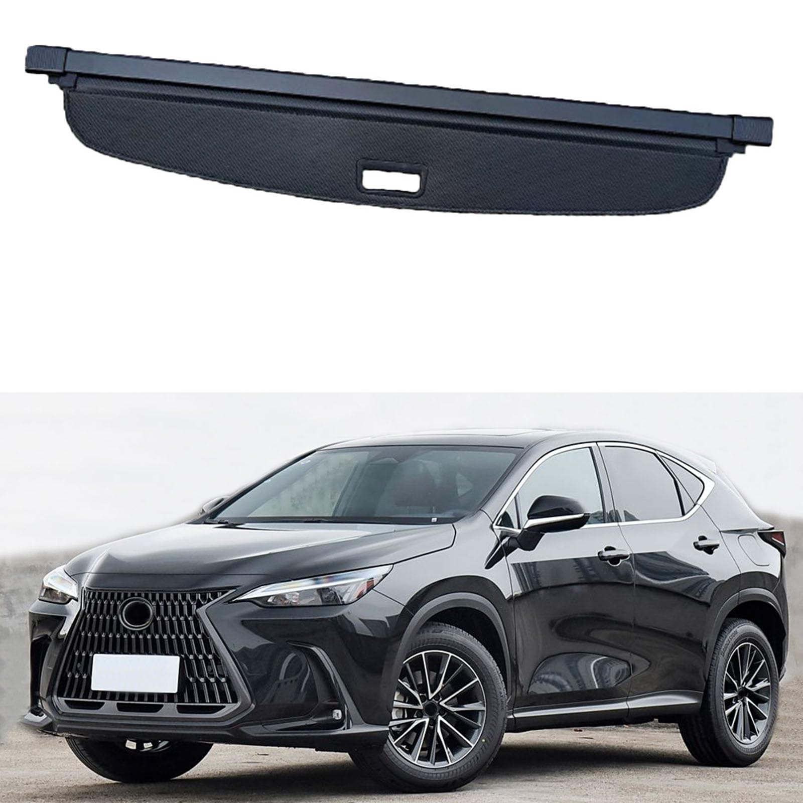 SXLGDW Car Retractable Rear Trunk Parcel Shelf,Compatible with Lexus NX 260 350 2023-2024,Car parts