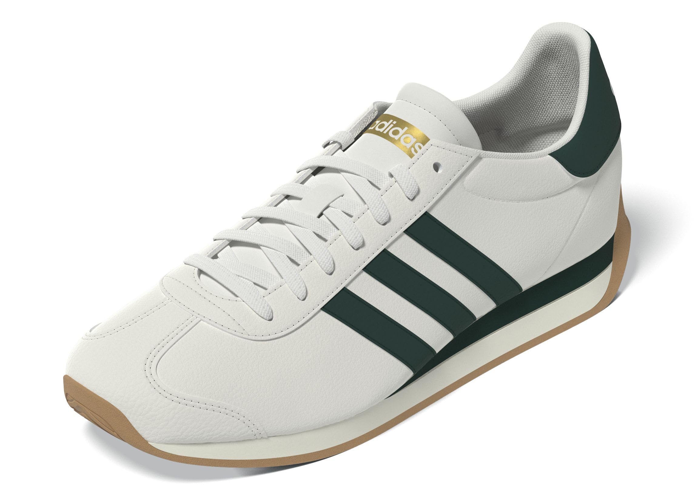 adidas Women's RUNVISTA Sneaker 23.5 cm Core White/College Green/Gum (HQ2329)