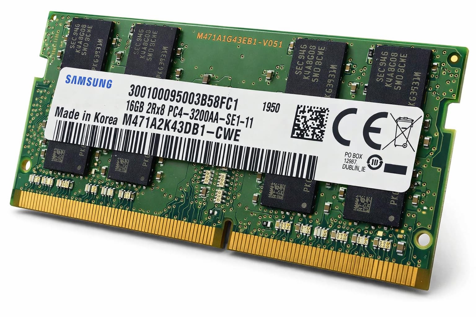 16GB DDR4 3200MHz SO-DIMM Notebook Arbeitsspeicher PC4-25600, 260-Pin, CL22, 1,2V, kompatibel mit ThinkPad P52, ThinkPad P51, ThinkPad P43s, ThinkPad P1 Gen 2 DDR4 – Abato
