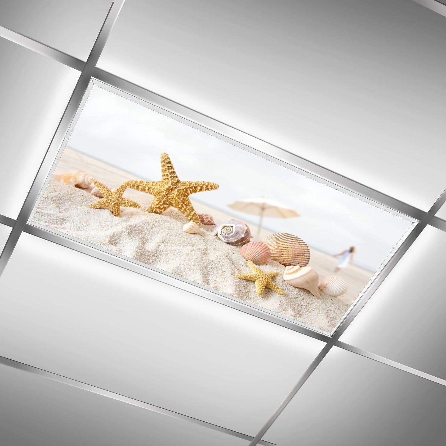 Fluorescent Light Covers for Classroom Office Eliminate Harsh Glare