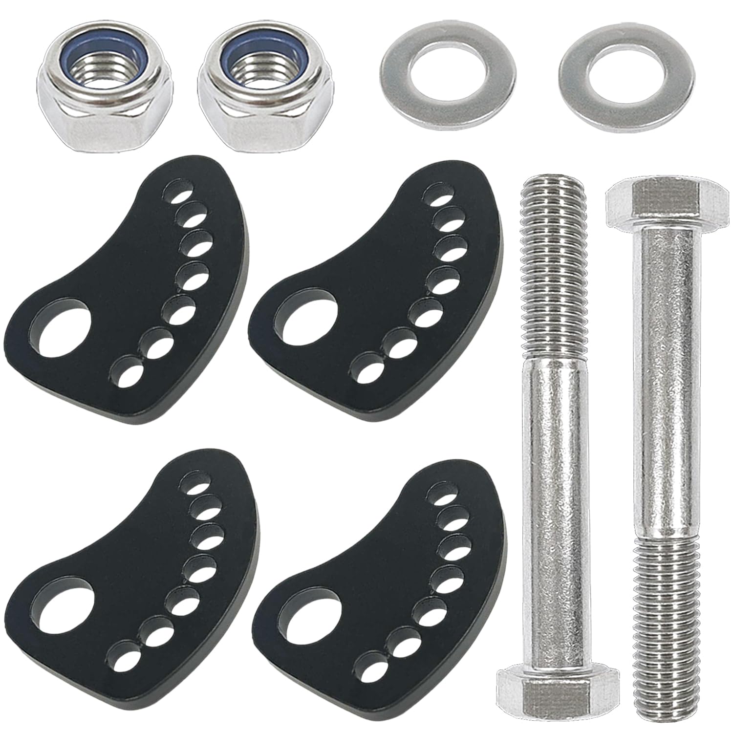 Alignment Caster Camber Bolt Kit for Chevy Silverado 1500 Suburban Avalanche 2500 GMC Sierra 1500 2WD 4WD Fit Hummer H2 H2T Bolts ± 1.5° Suspension Kits-2 Pack