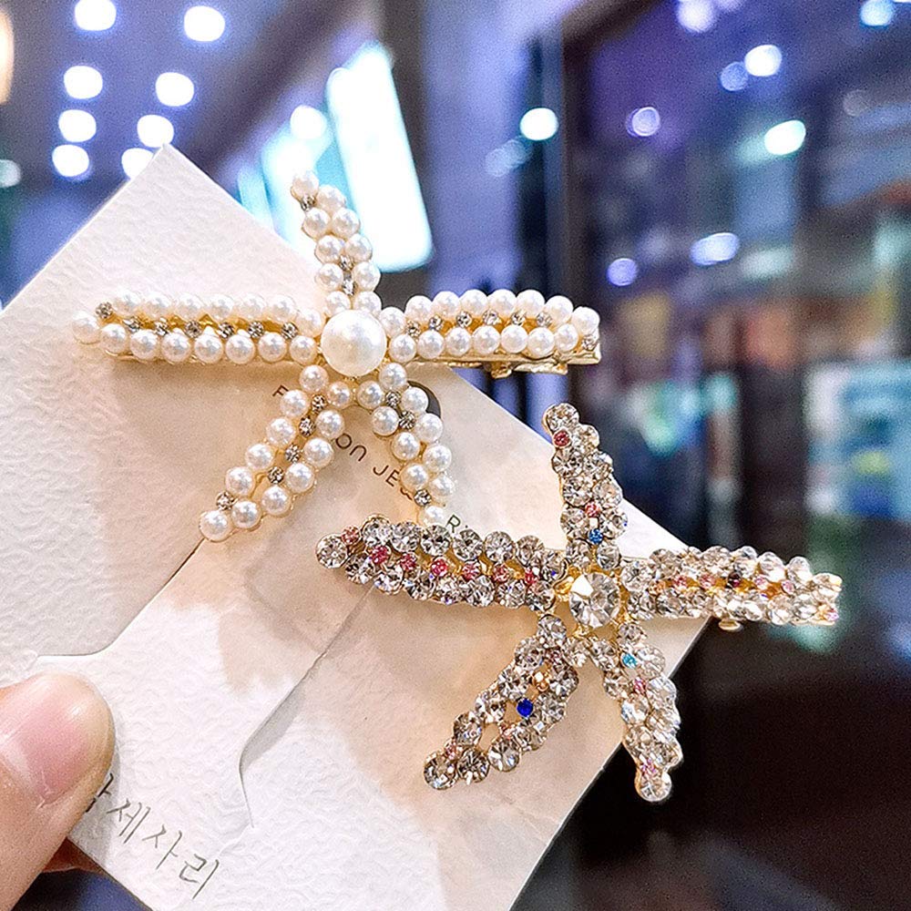 Amazon.com : 3 PCS Baroque Gold Tone Alligator Hair Clips  display picture 1