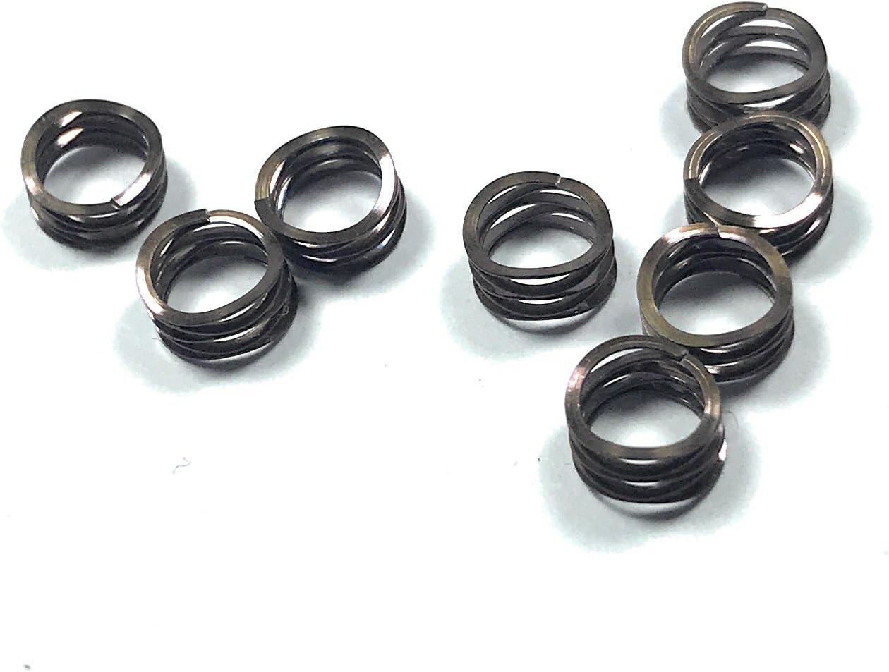 Multiwave Washers, 17-7PH Material,CM06-M3,LWM06 012 0254S, Metric, 4mm ID, 6mmOD, 0.15mmThick,Material width0.61mm,5 Turns, Free height2.54mm, 9.09 N/mm Spring Rate, 12N Load Capacity,Pack of 10