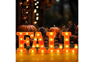 LED Marquee Fall Letter Lights for Home Decor