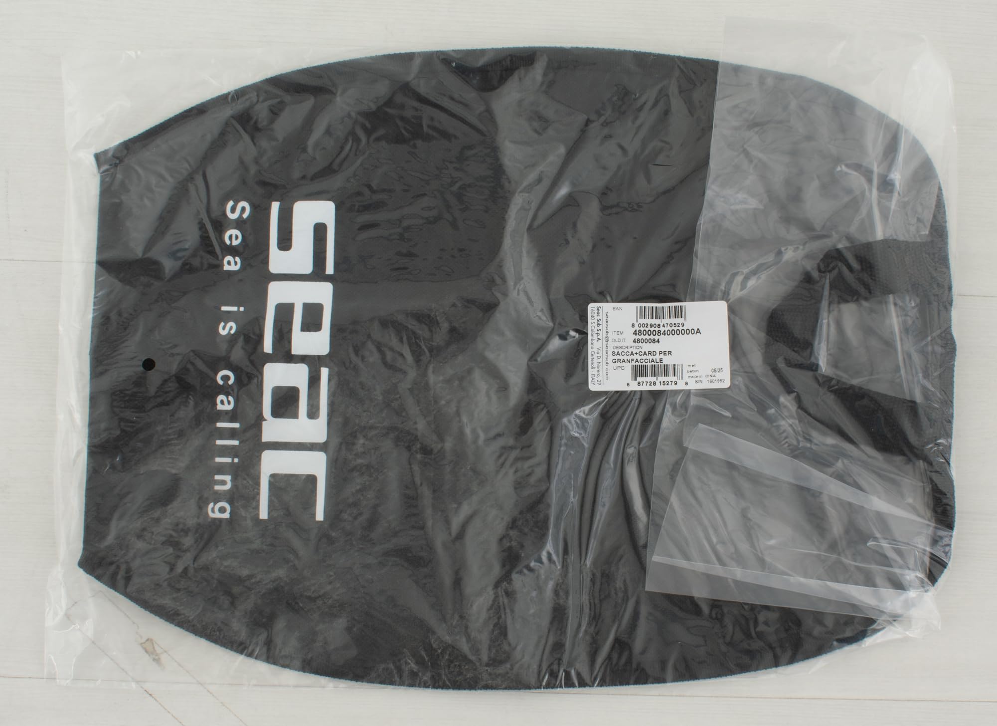 Seac Snorkeling Bag, torba wygodna w podróży i przenoszeniu maski do nurkowania i snorkelingu, 24x51 cm