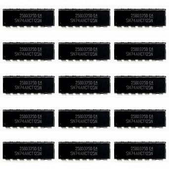 New 15Pcs for 74AHCT125 SN74AHCT125 SN74AHCT125N MC74ACT125NG MM74ACT125N DIP-14 Quad Bus Buffer Gates IC MC74ACT125N