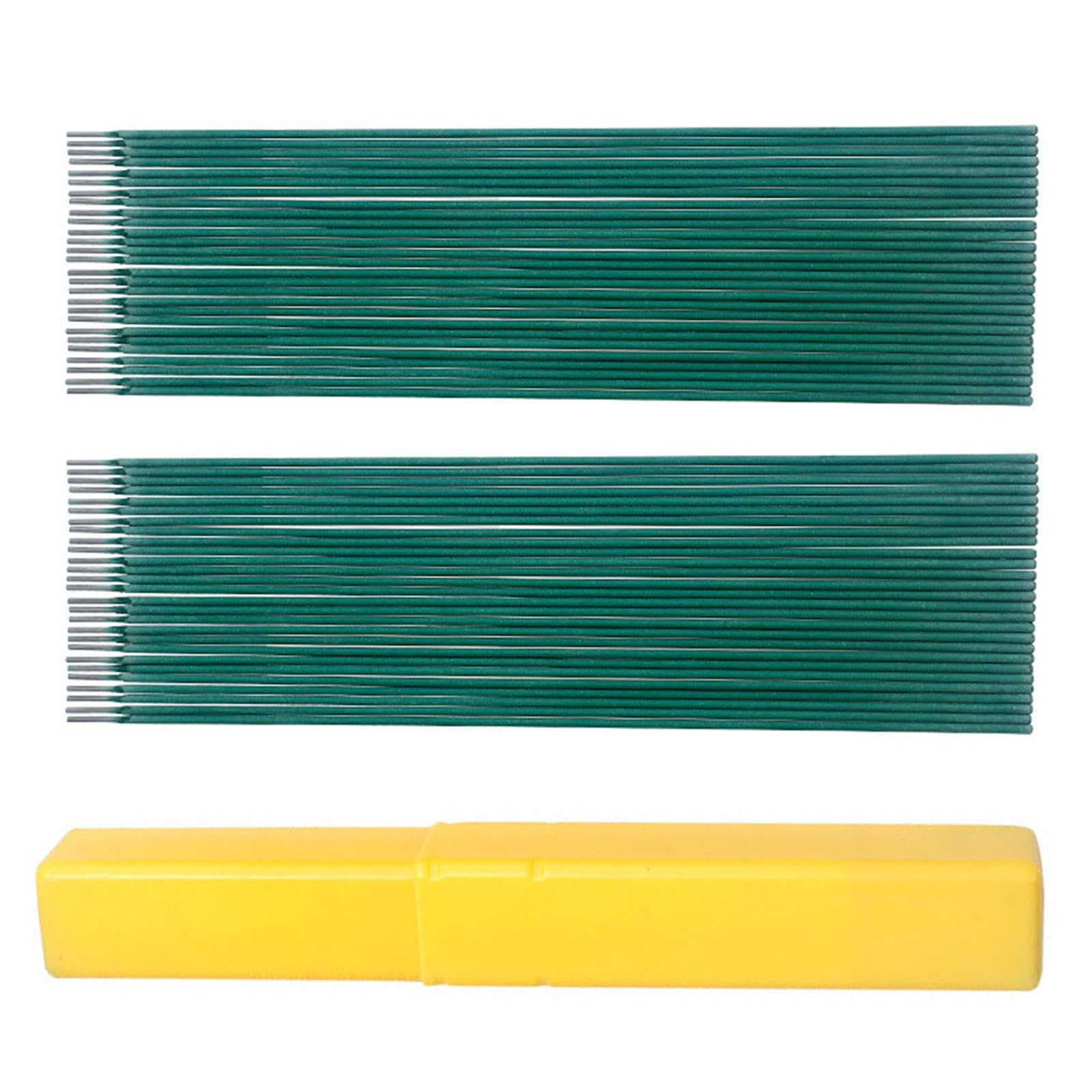 Splatter Welding Rod Electrodes 300Mm Length Carbon Steel Welding Stick Electrodes for Stable Efficient Use Green