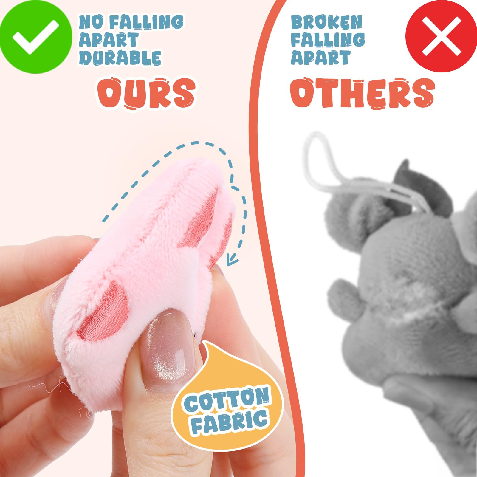 Skirfy 30pcs Claw Machine Prizes for Kids Mini Animal Plush Toy Set Different Designs, 1.8''Small Stuffed Animals for Claw Machine Toy Refill, Carnival Prizes,Party Favors - Image 2