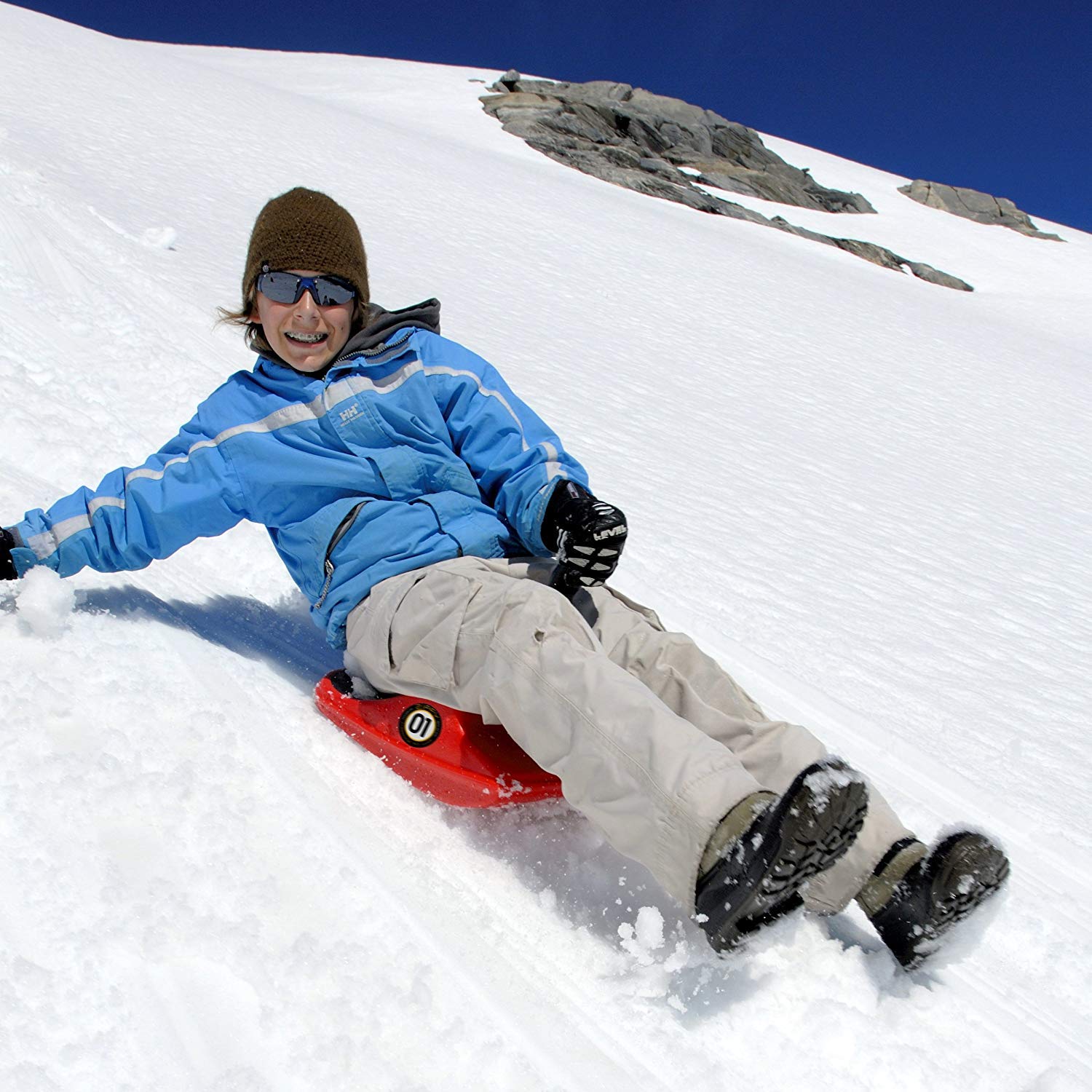 雪 ソリ-ZIPFY-ジップフィー Amazon.com : Zipfy, Snow Sled, Classic Freestyle Luge, Two