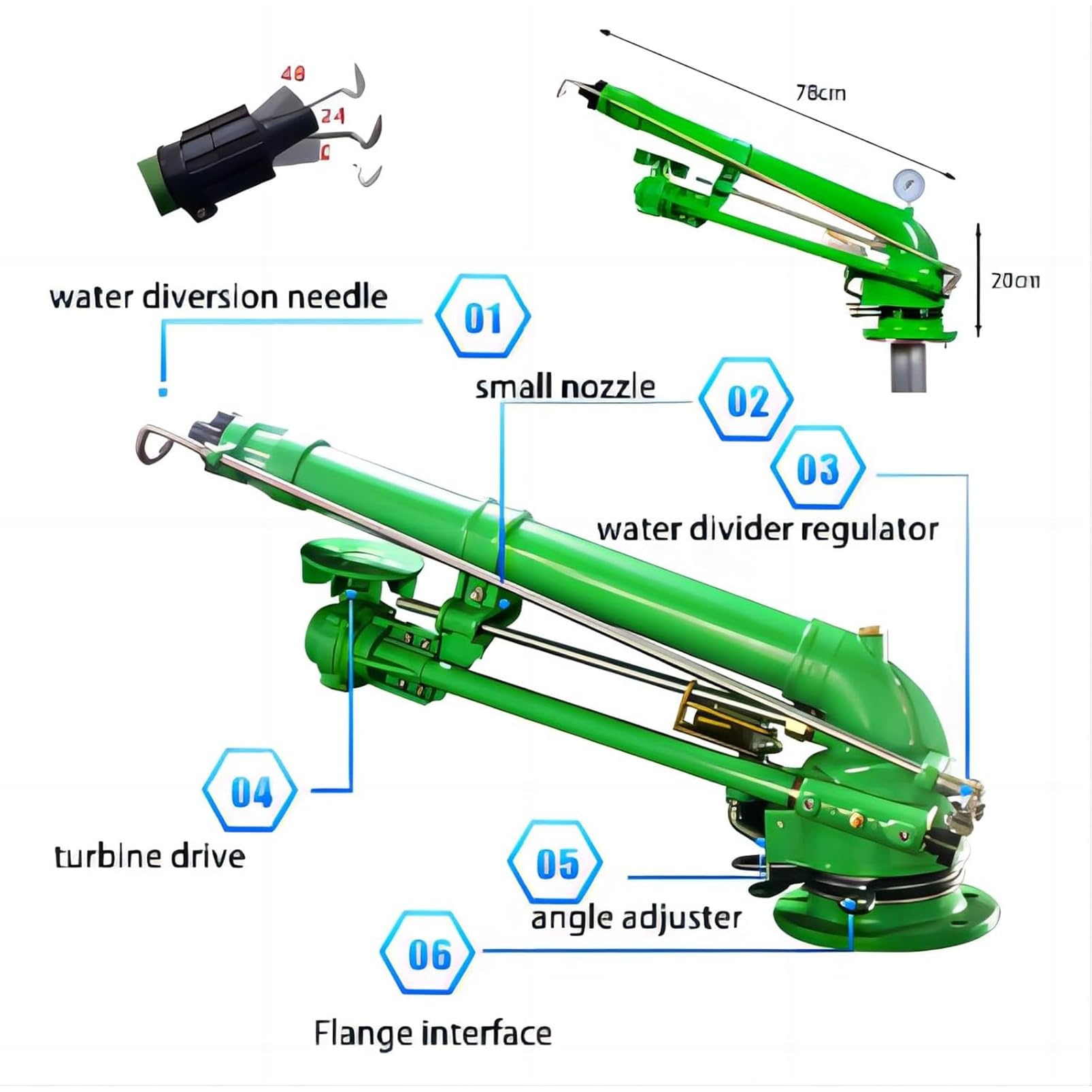 Pack of 10 - TeeJet Quick Nozzle Body Vari-Spacing Clamp Fits 1/2